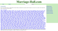Desktop Screenshot of marriage-hall.com